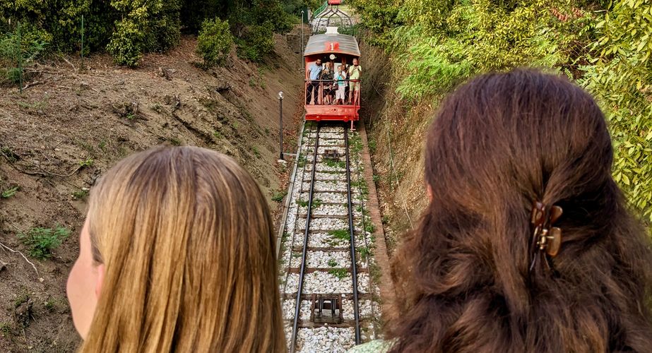 Rode treintje naar Montecatini Alto